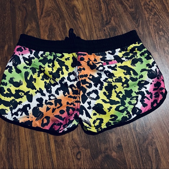 Leopard Print Swim Shorts - Picture 2 of 3